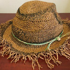 MAISON SCOTCH Straw Hat with Sash
